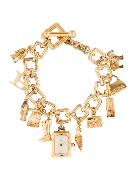 burberry brit charm bracelet watch|burberry clothing website.